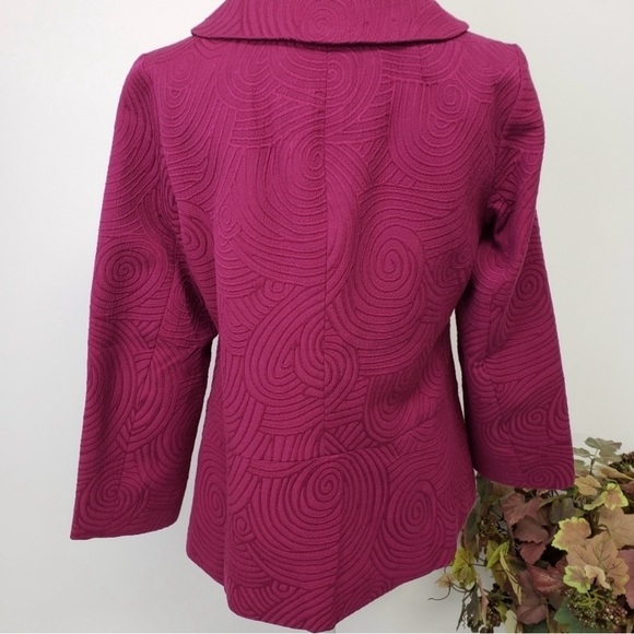 Merona Collections Magenta Suit/ Dress Jacket VGUC - Picture 2 of 12